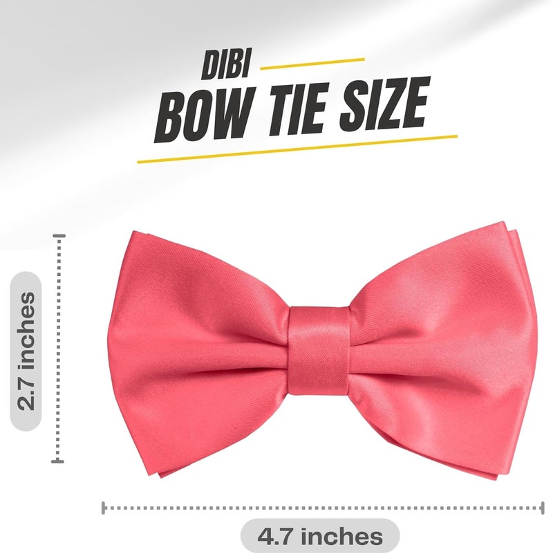 DIBI Adjustable Classic Pretied Bow Tie for Men, Women, and Boys - Men's Bowtie for Wedding, Costume Party and Formal Events - Image 3